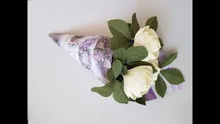 Beautiful bouquet of roses on March 8 DIY Mellas