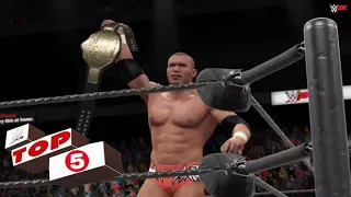WWE 2K: TOP 5 Randy Orton Title Wins