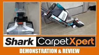 Shark CarpetXpert With Stain Striker Carpet Washer Demonstration