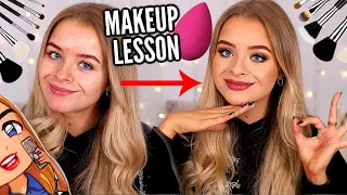 MAKEUP 101: A VERY AVERAGE MAKEUP LESSON WITH..  ME 😂