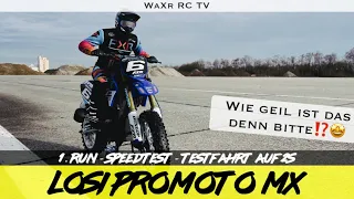 LOSI PROMOTO MX // 1. Run - Testfahrt - Speedrun // Wie geil ist das denn bitte!?