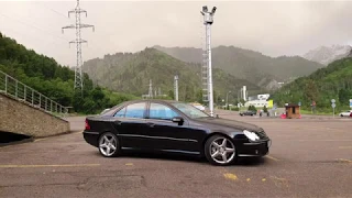 Mercedes C55 AMG custom exhaust