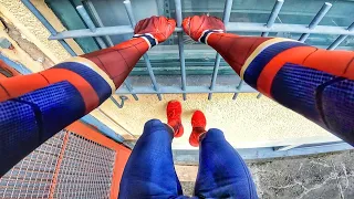 SPIDERMAN Fights Crime - Real Life Parkour POV II