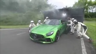 New 2017 Mercedes-AMG GT R Test Drive - Lewis Hamilton - Drift