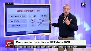 Companiile din indicele BET de la BVB. Banii în mișcare, Digi24