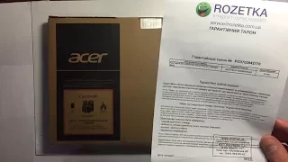 Распаковка Acer Aspire ES1-533-P2WF из Rozetka.com.ua