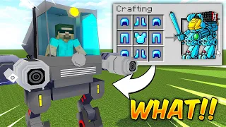 Minecraft But I Can Craft Mechas!