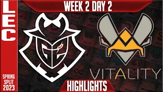 G2 vs VIT Highlights | LEC Spring 2023 W2D2 | G2 Esports vs Team Vitality