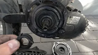 Inside e-bike motor after 15000km! How to perform Bafang BBSHD repairs while touring