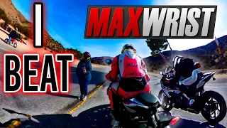 S1000RR VS S1000RR... First ride @Maxwrist Bike and I run away! Can't Catch me! 😼