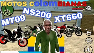 PACK de MOTOS COLOMBIANAS para GTA SAN ANDREAS ANDROID ✅