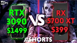 RX 5700 XT vs RTX 3090 | COD Cold War | Benchmarks #shorts