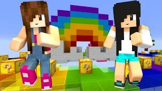 Minecraft Lucky Block - CORRIDA COLORIDA
