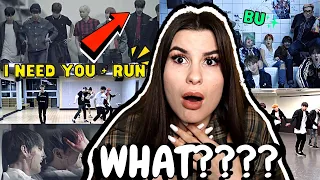 BTS - I Need You & RUN MV (+Dance Practices) | REACTION *not what I imagined😨*