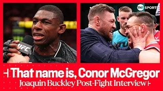 Buckley’s bizarre callout for Conor McGregor 👀 | UFC Fight Night Interview