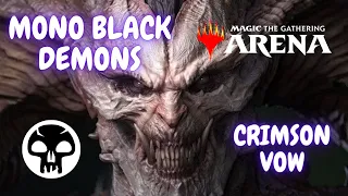 Колода Моно-черная Демоны / Mono-black Demons. MTG arena / мета 2021