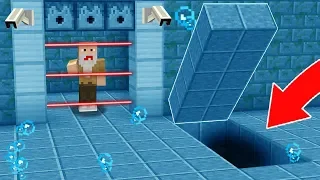 BAPAK GILA KABUR DARI PENJARA BAWAH LAUT DI MINECRAFT!