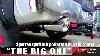 Sportauspuffanlage "The Big One" im Dodge Ram 1500 V8 - Power Parts Automotive