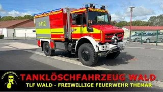 TLF WALD der FF THEMAR (Natürlich mit Alarm bei den Dreharbeiten) #tlf #wald