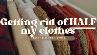 EXTREME Closet Declutter | Fall Cleaning