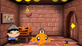 Счастливая обезьянка Хэллоуин прохождение  Monkey go happy Halloween walkthrough