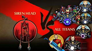 Shadow Fight 2 The Siren Head Vs All Titans