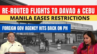 AIRPORT RESTRICTIONS, INTL TOURISM & INTL FLIGHTS TO THE PHILIPPINES