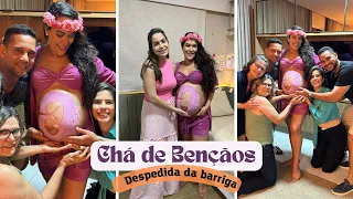 Minha Despedida da Barriga - Chá de Bençãos DIÁRIO DE GRAVIDEZ