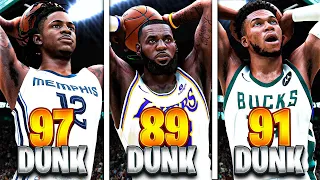 Poster With Every NBA Teams Best Dunker