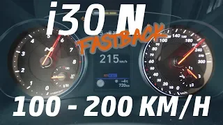 Hyundai i30 Fastback N Performance Acceleration test (100-200 km/h, RaceChip GTS Black, Dragy GPS)