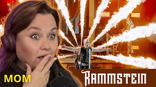 Mom REACTS to Rammstein , Du Hast (live Paris)  What a show!!!!