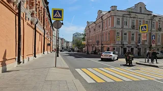 Москва. Прогулка по центру города. Moscow. Walk through the city center