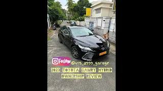 Toyota Camry Hybrid 2023 Facelift Ownership Review (Location: Kerala, India) in English