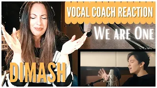 VOCAL COACH -WE ARE ONE DIMASH REACTION + ANALYSIS
