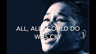 All i could do was cry (-4) -  Etta James (Beyoncè version) - Karaoke male lower