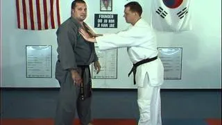 Hapkido Pushing Chest Techniques 1 thru 3
