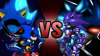 Metal Sonic vs Mecha Sonic - the universe battle
