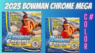 ** First Look! ** 2023 Bowman Chrome Mega Box 🔥 Color Parallels