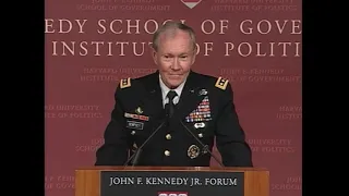 Security Paradox - A Public Address by General Martin E. Dempsey, Chairman of the Joint Chiefs of St