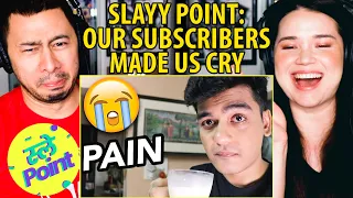 Slayy Point | Our Subscribers Made us Cry | QnA | Reaction by Jaby Koay & Achara Kirk!