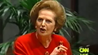 Margaret Thatcher highlights with George Bush & Michail Gorbachev "State Of The World Forum" 1995
