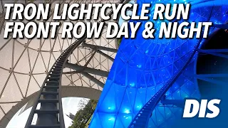 TRON Lightcycle Run Front Row POV Day & Night | Magic Kingdom