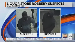 Liquor store robbery suspects