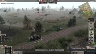 БИТВА ВЕТЕРАНОВ   4 v 4 Men of War assault squad 2 **GERMANY** #287