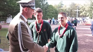 Ceremony in honour of Polish Soldiers Lommel-BE-28Sept2014