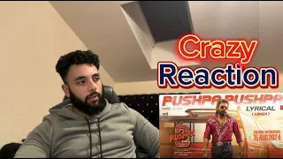 Reaction on PUSHPA PUSHPA (Lyrical)-Pushpa 2 The Rule | Allu Arjun |Sukumar |Rashmika |Mika,Nakash |