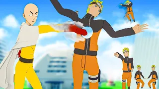 One Punch Man VS 1,000 Evil Naruto Clones in Blade and Sorcery VR