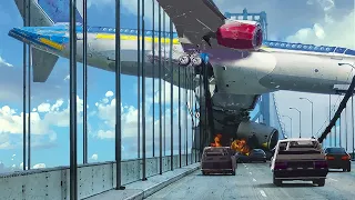 Emergency Landings On The Bridge - Airplane Crashes & Unplanned Landings! Besiege plane crash