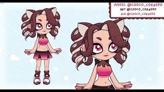 [Live2D Showcase] Choco's Octoling Vtuber Model