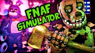 ÉN VAGYOK SPRINGTRAP A FNAF SZIMULÁTORBA - FNAF Szimulátor #2